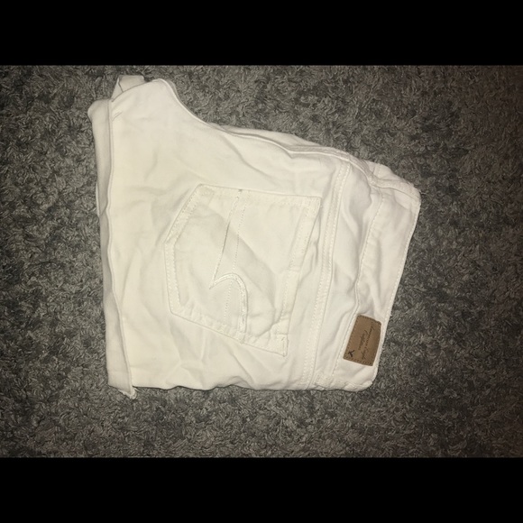 White Jean Shorts - Picture 2 of 2